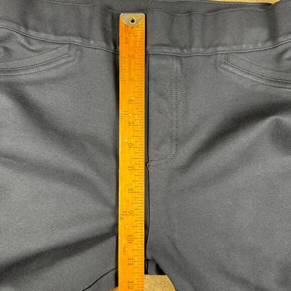Spanx Women’s Black Ponte Pull-On‎ Slim Ankle Pants Size Large Comfort Workwear - Picture 12 of 14